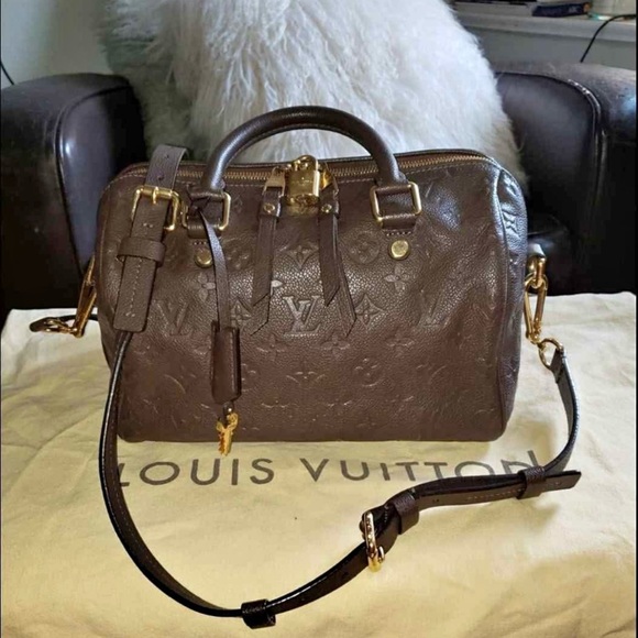 Louis Vuitton speedy 25 bandouliere duffel canvas/leather - Picture 1 of 7